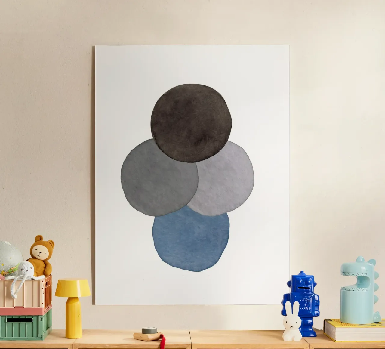 Grigio Celeste 05 plexiglass da WijdevenPrints