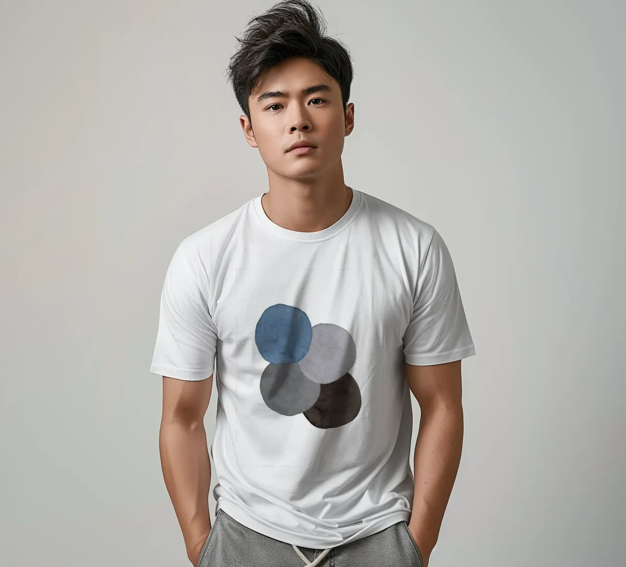 Grigio Celeste 06 t-shirt da WijdevenPrints