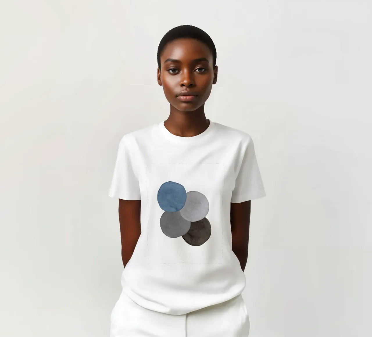 Grigio Celeste 06 t-shirt da WijdevenPrints