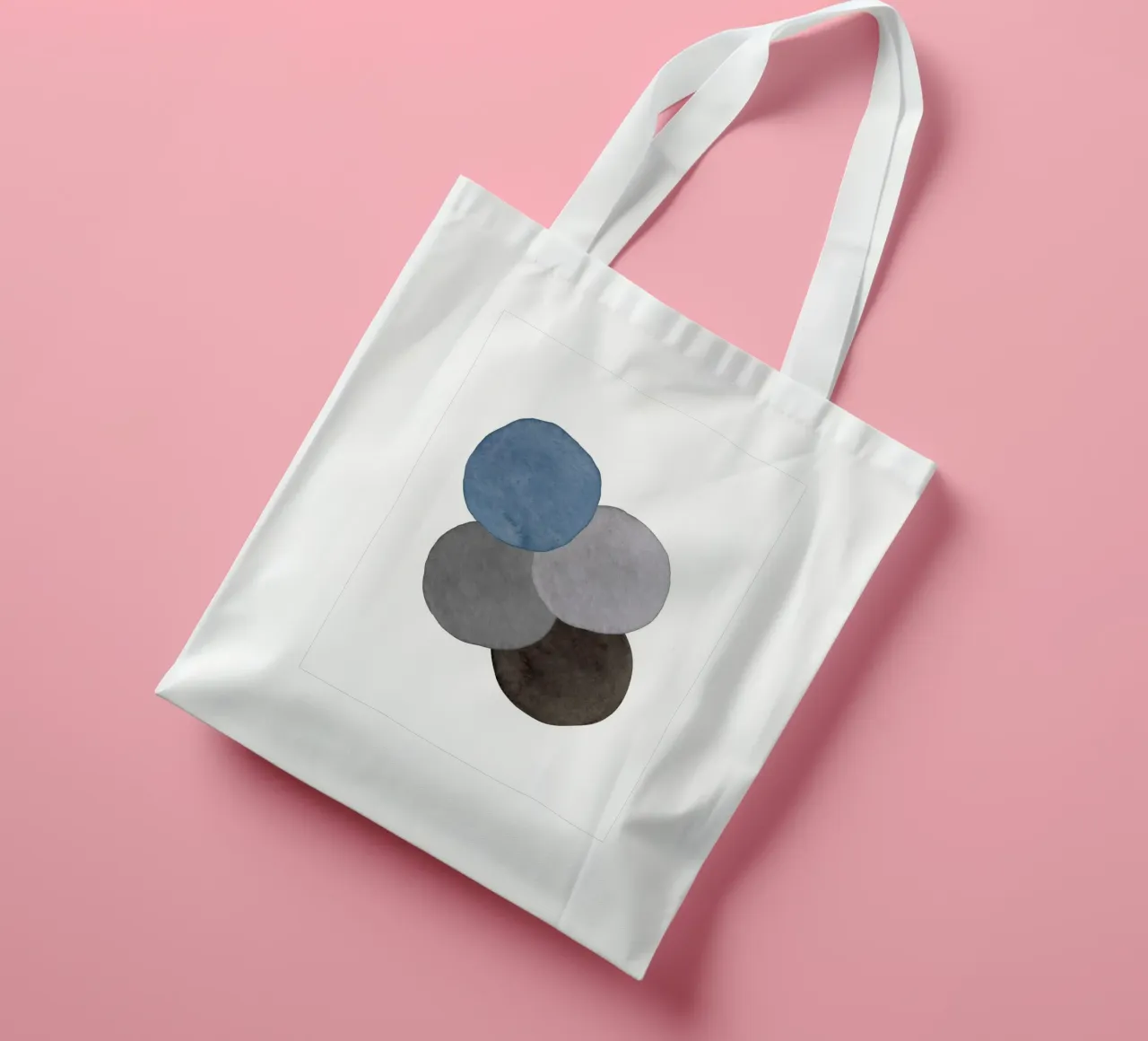 Grigio Celeste 06 borsa in juta da WijdevenPrints