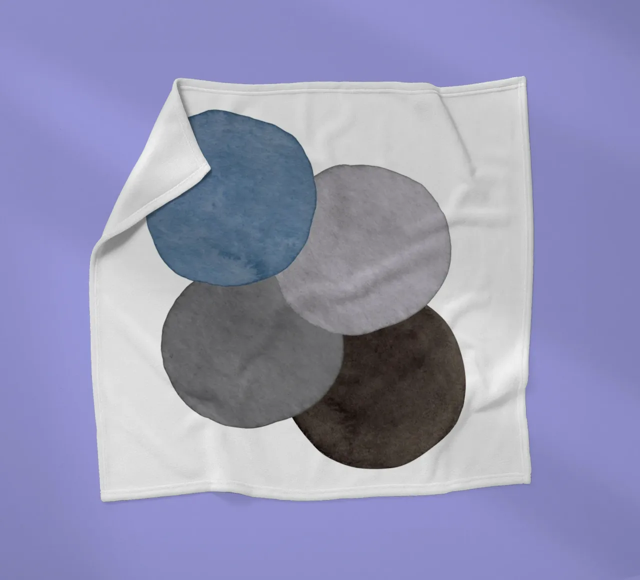 Grigio Celeste 06 coperta in pile da WijdevenPrints