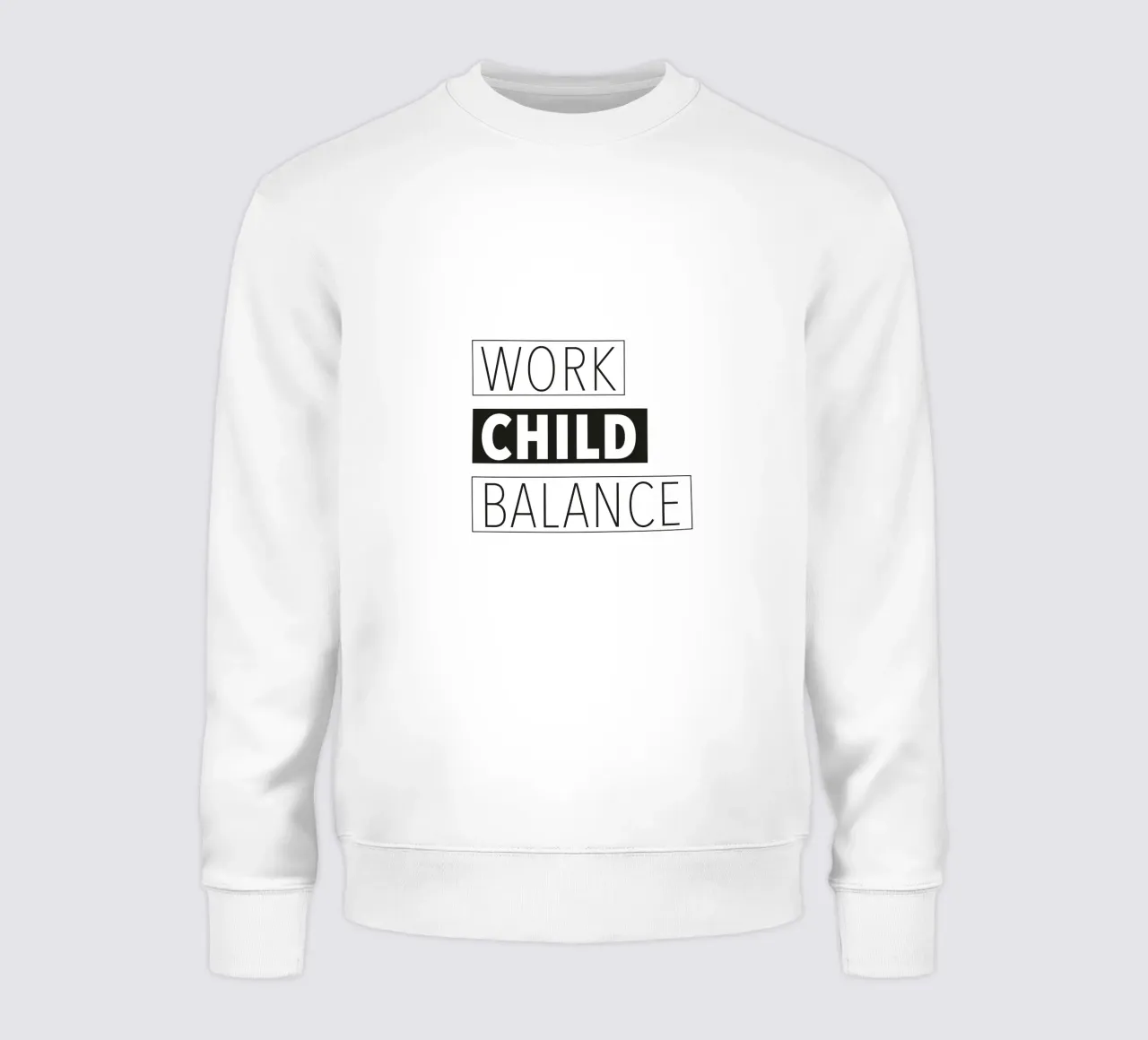 Work Child Balance felpa da Constanze Art Direction