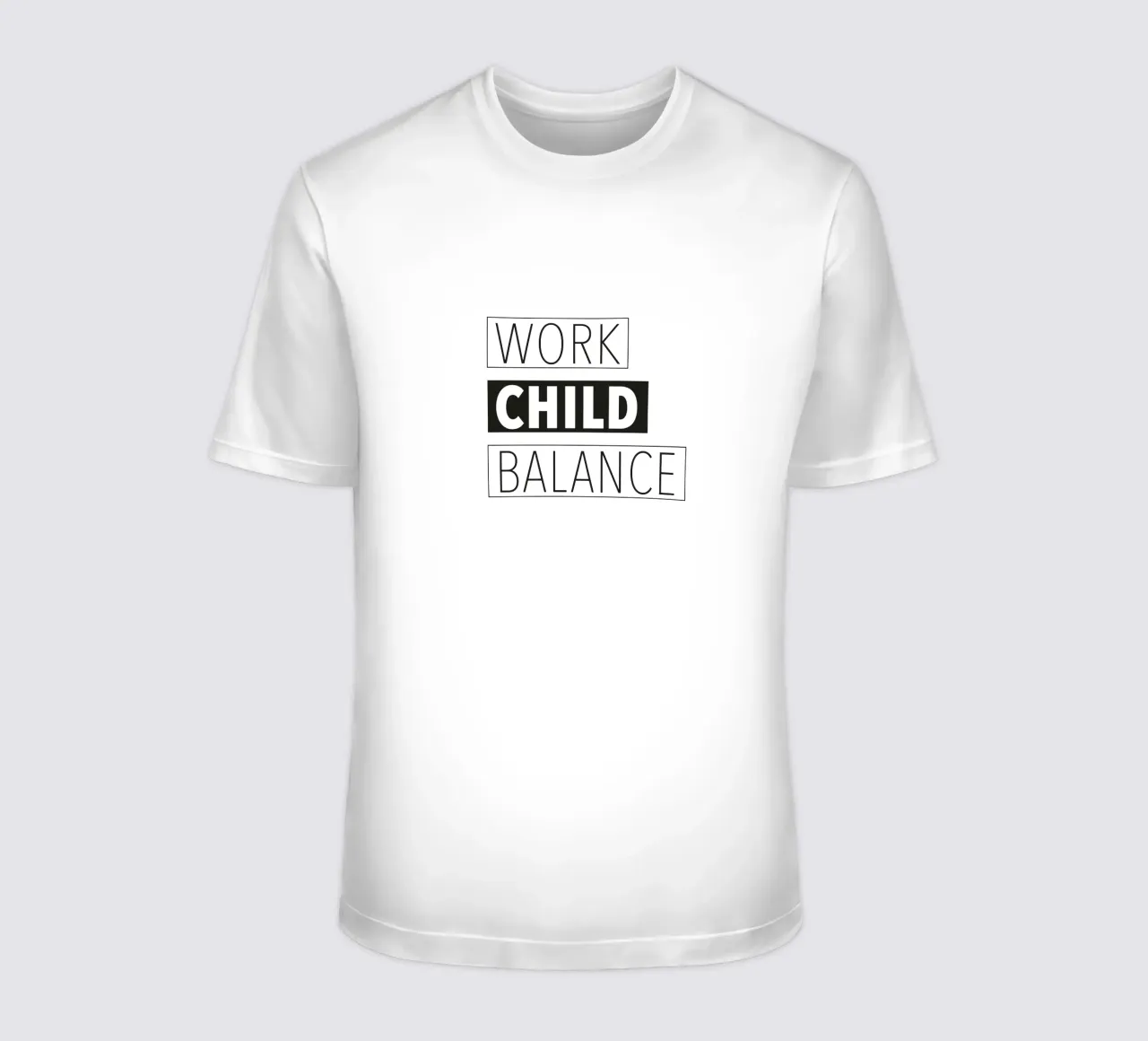 Work Child Balance t-shirt da Constanze Art Direction