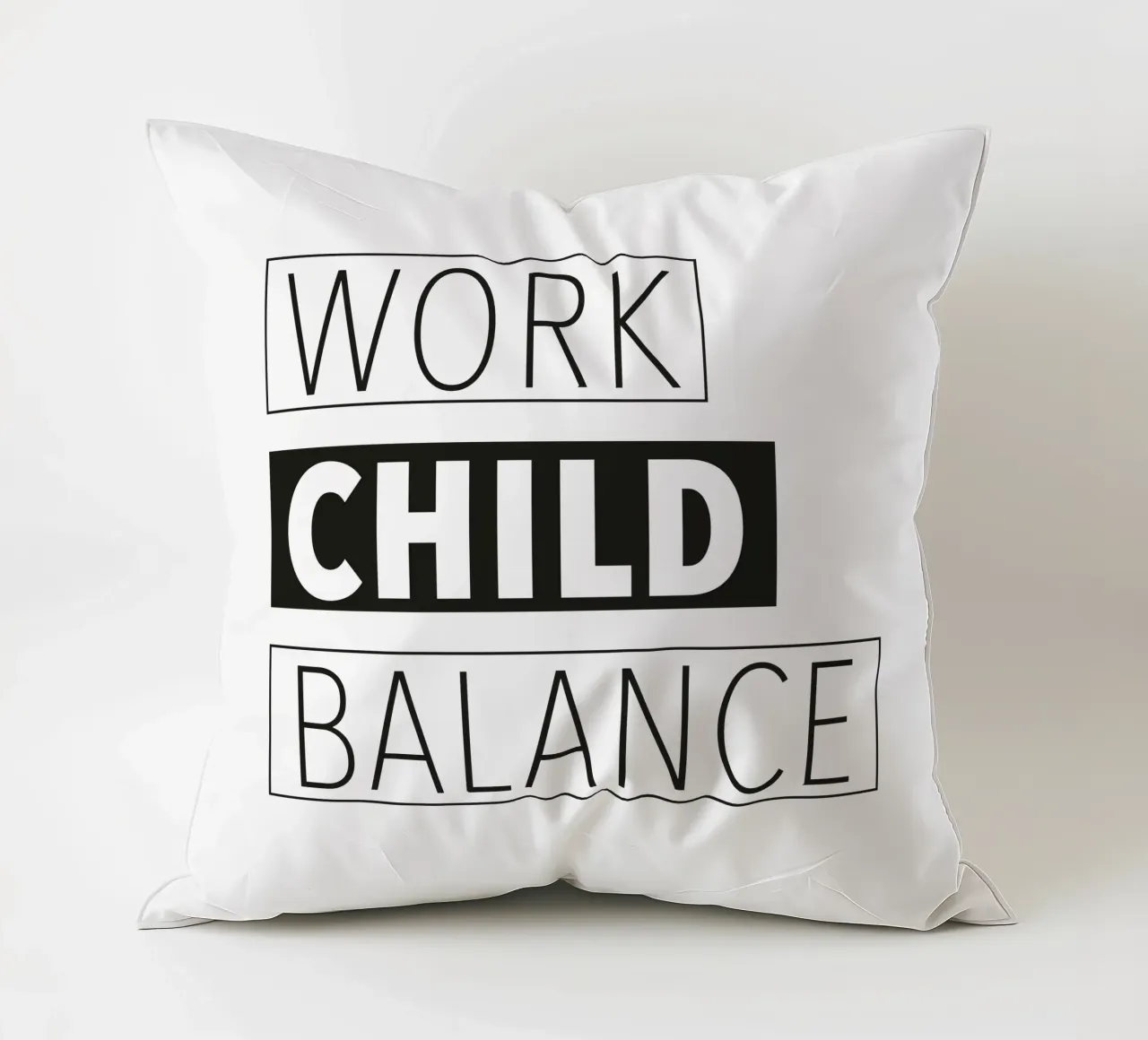 Work Child Balance cuscino da Constanze Art Direction