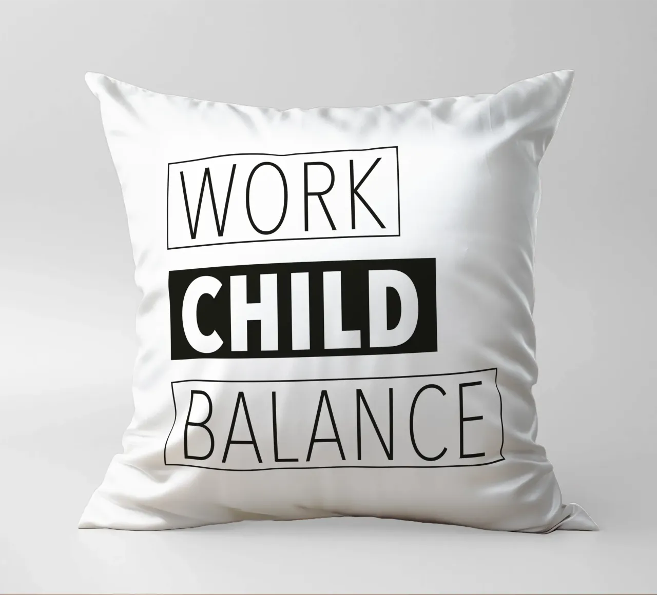 Work Child Balance cuscino da Constanze Art Direction