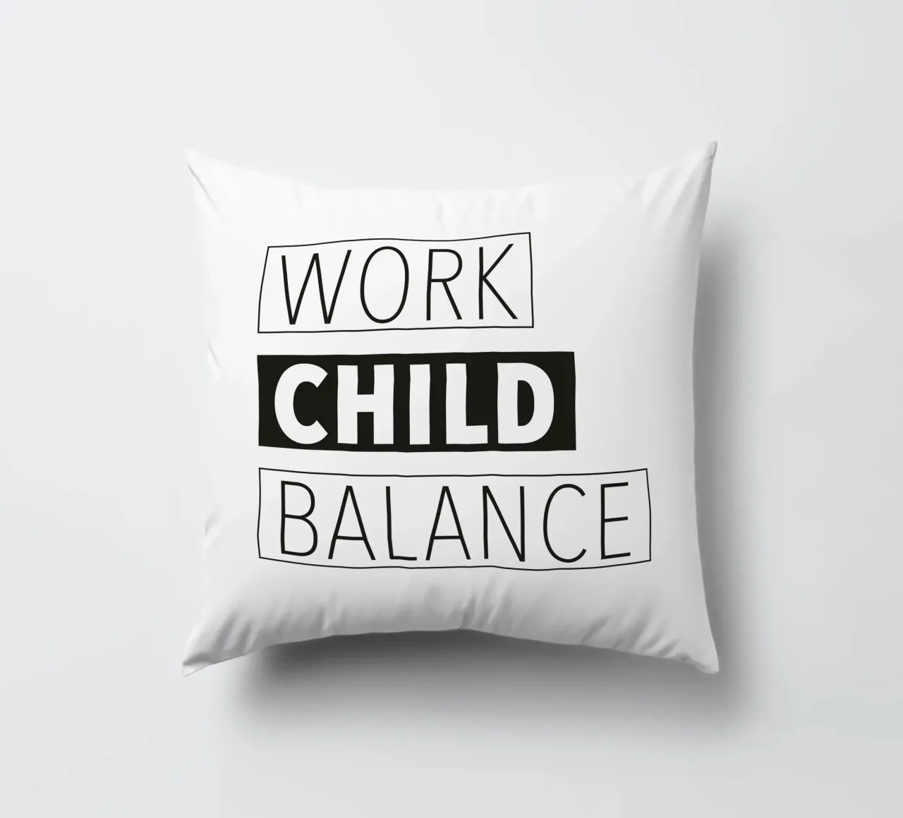 Work Child Balance cuscino da Constanze Art Direction