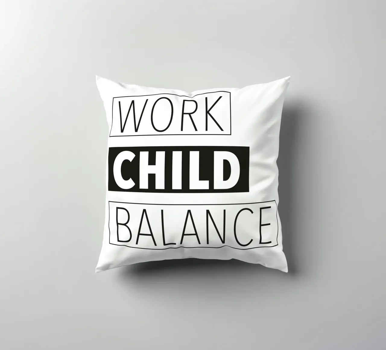Work Child Balance cuscino da Constanze Art Direction
