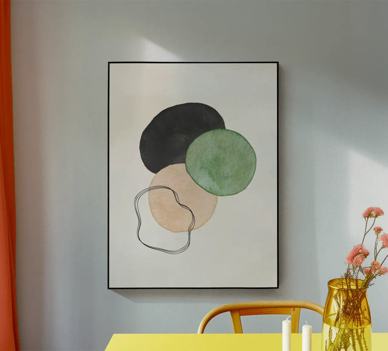 Verde Celeste 01 plexiglass da WijdevenPrints