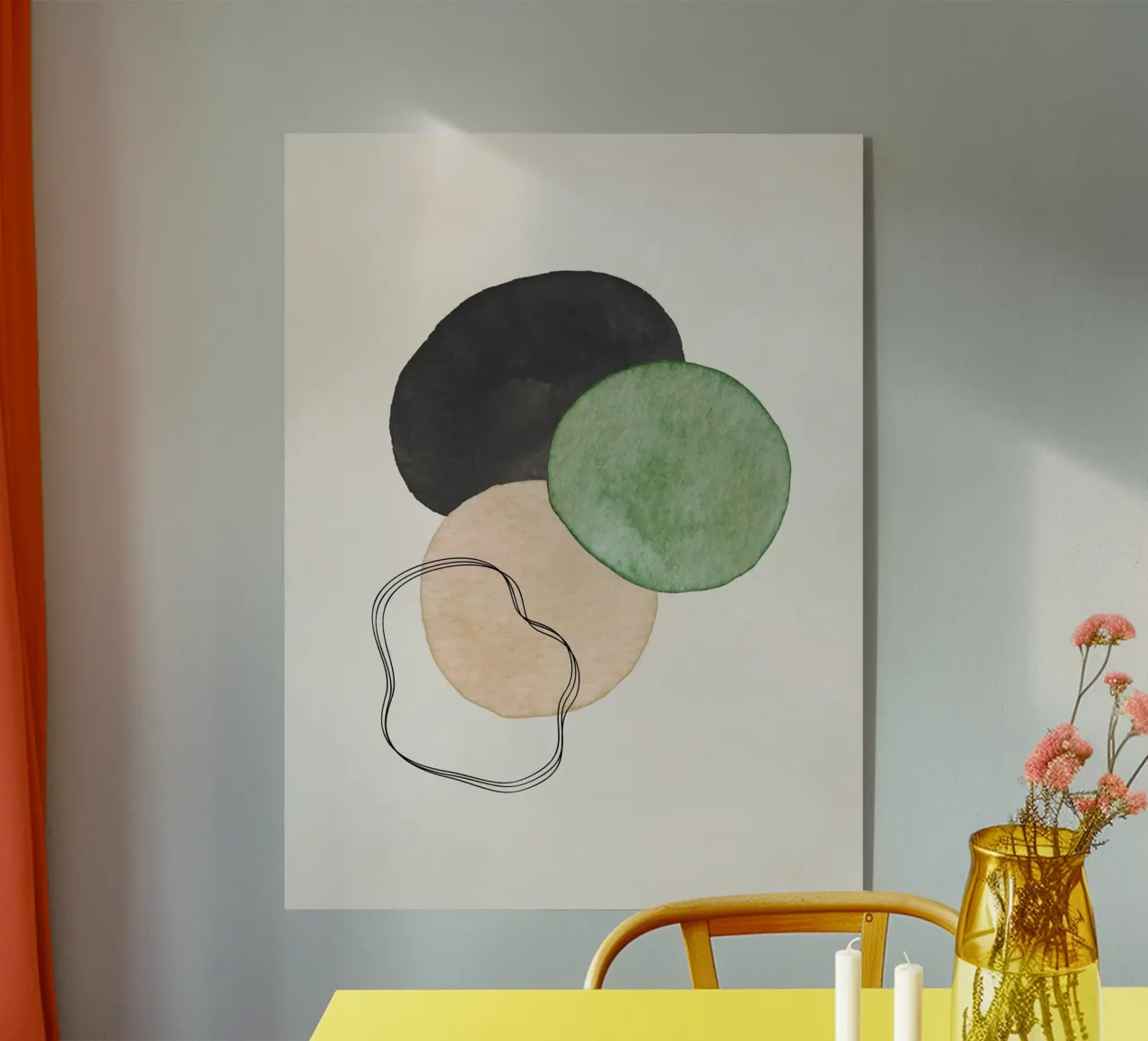 Verde Celeste 01 plexiglass da WijdevenPrints