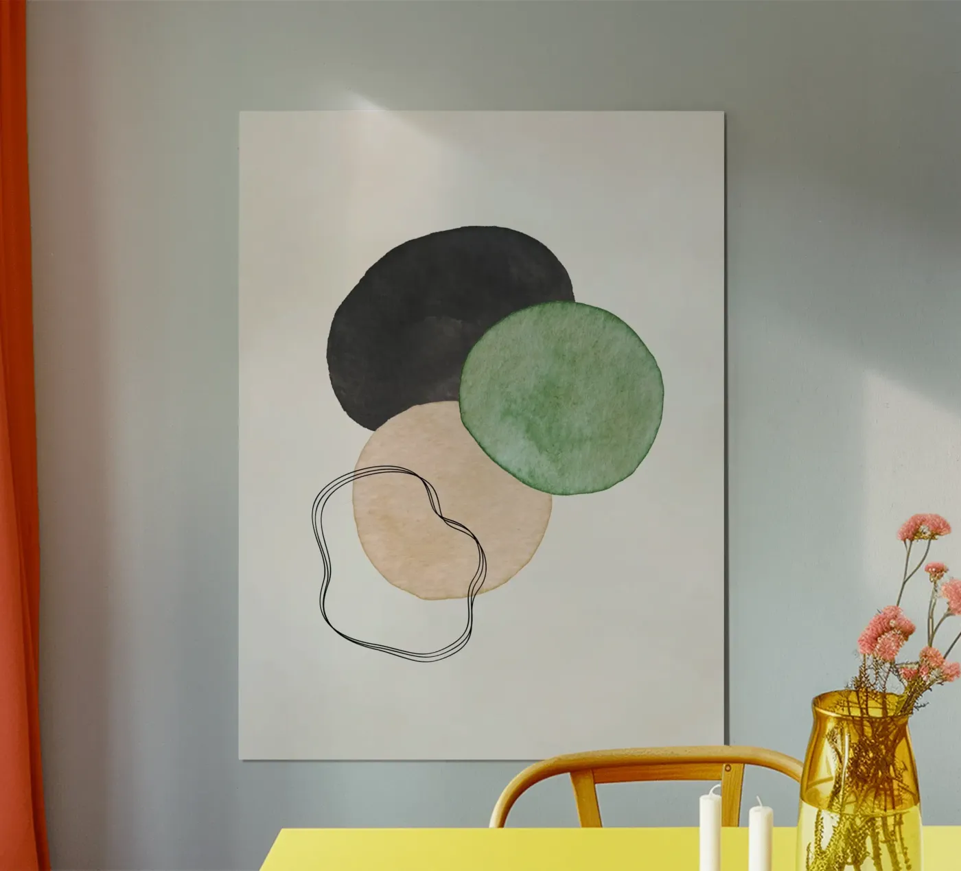 Celestial Green 01 poster by WijdevenPrints