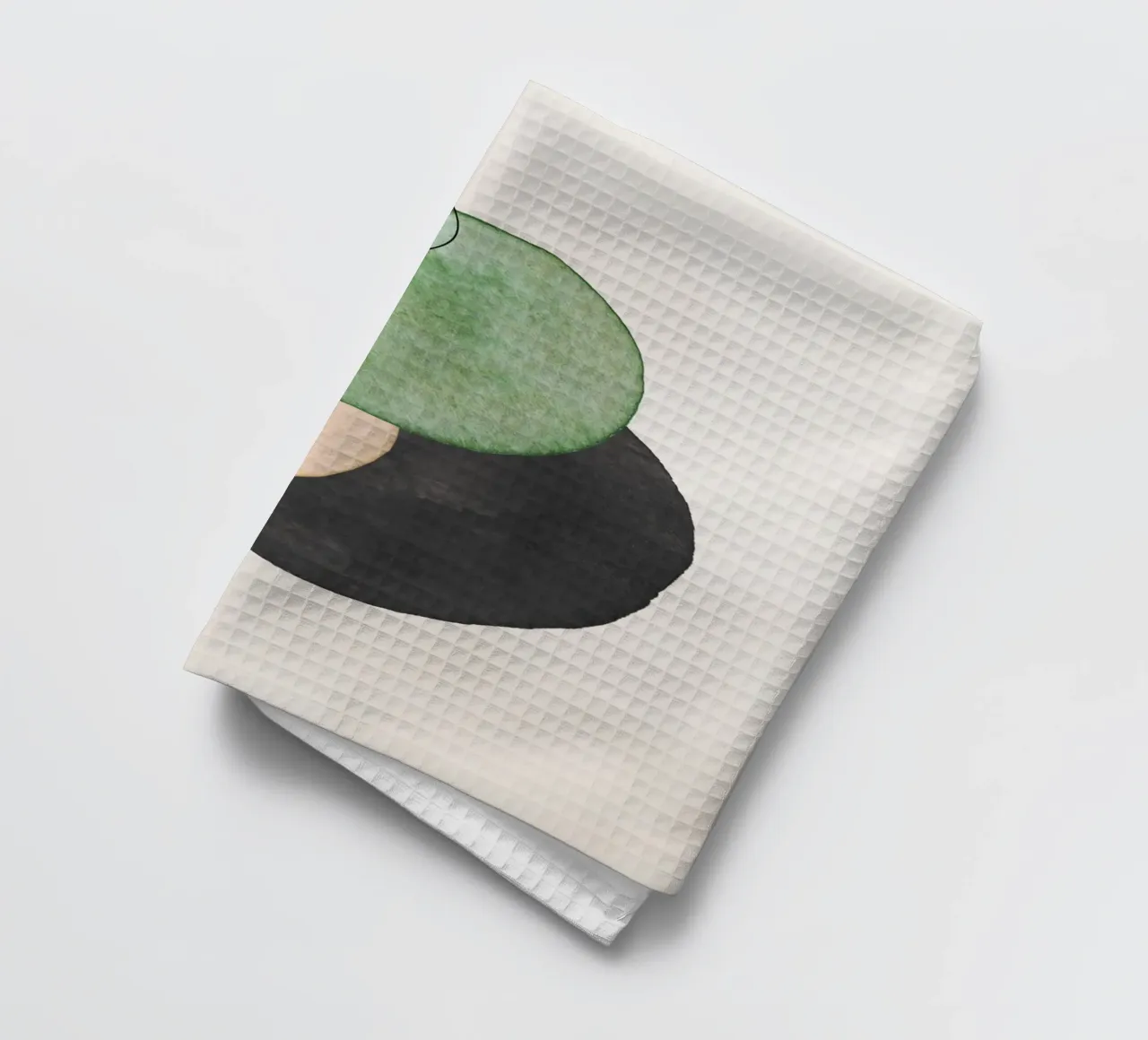 Vert céleste 02 torchon de WijdevenPrints
