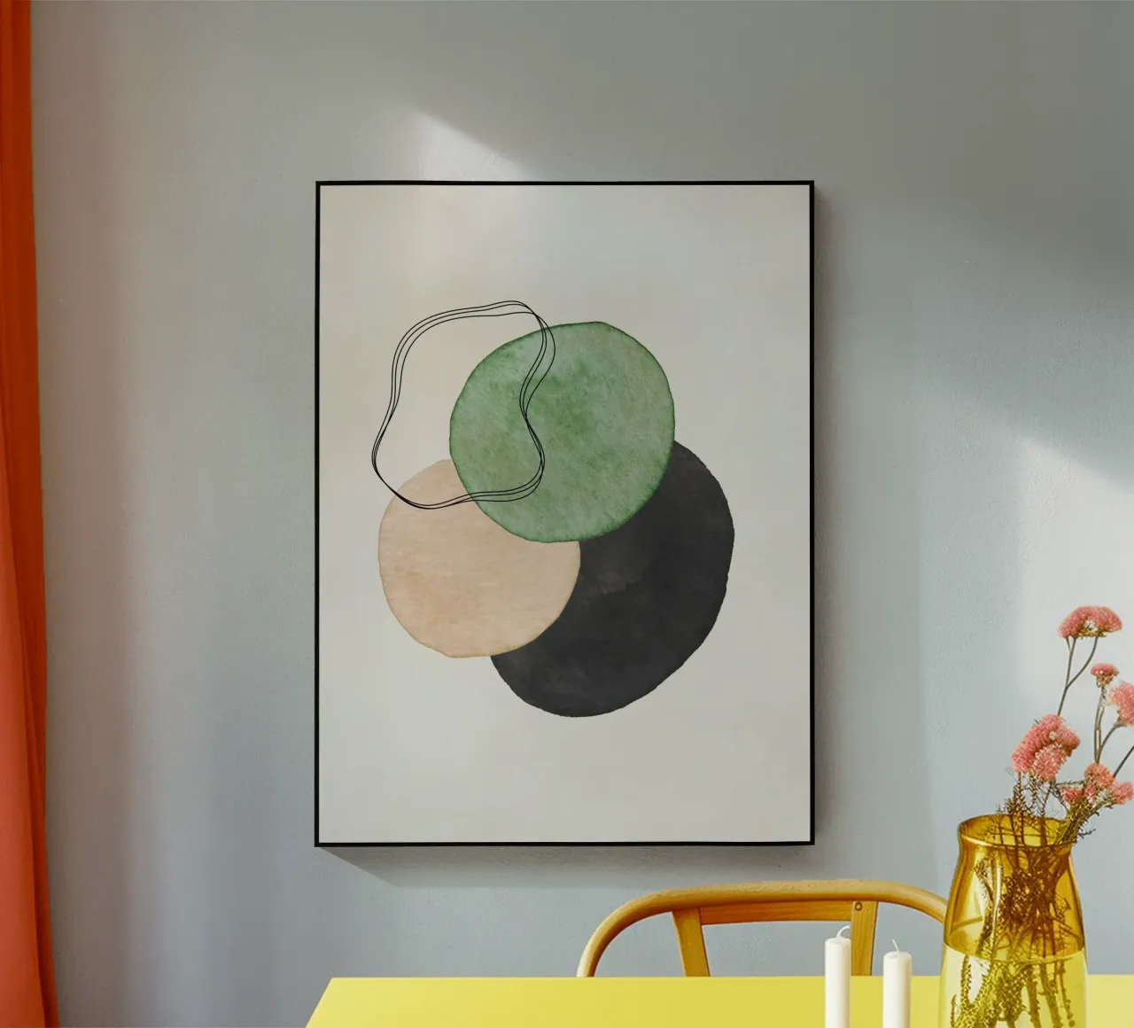 Verde Celeste 02 plexiglass da WijdevenPrints