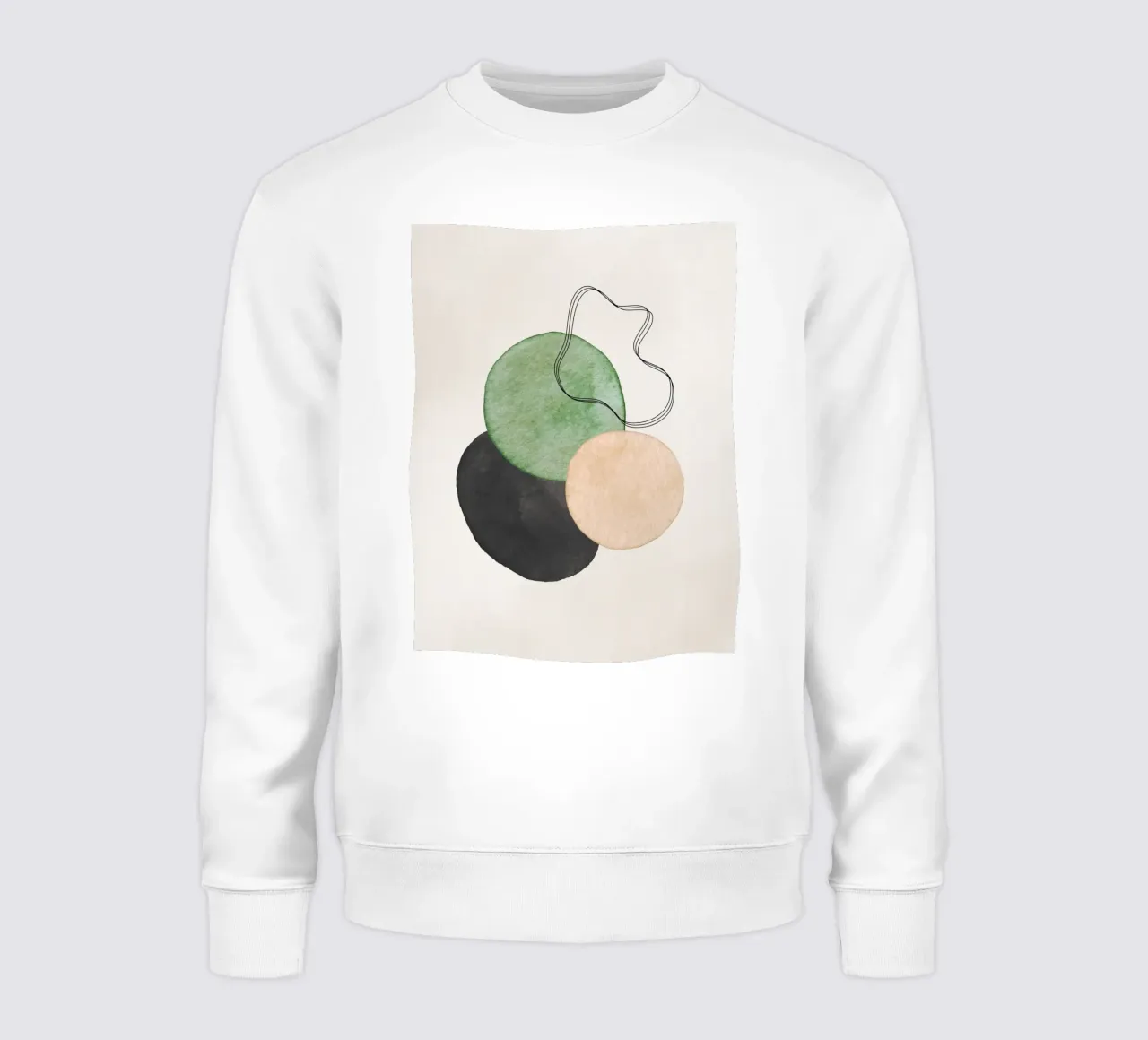 Celestial Green 03 sweatshirt by WijdevenPrints