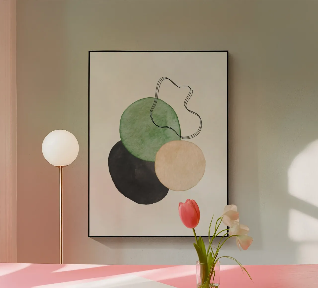 Verde Celeste 03 plexiglass da WijdevenPrints