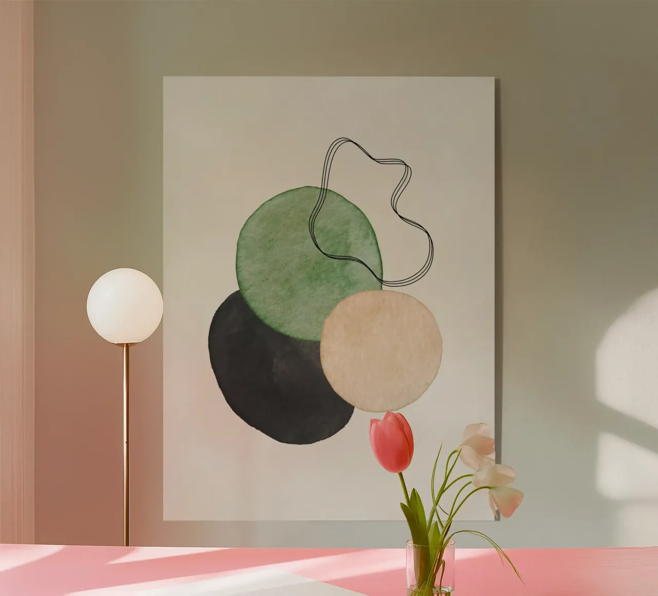 Verde Celeste 03 plexiglass da WijdevenPrints