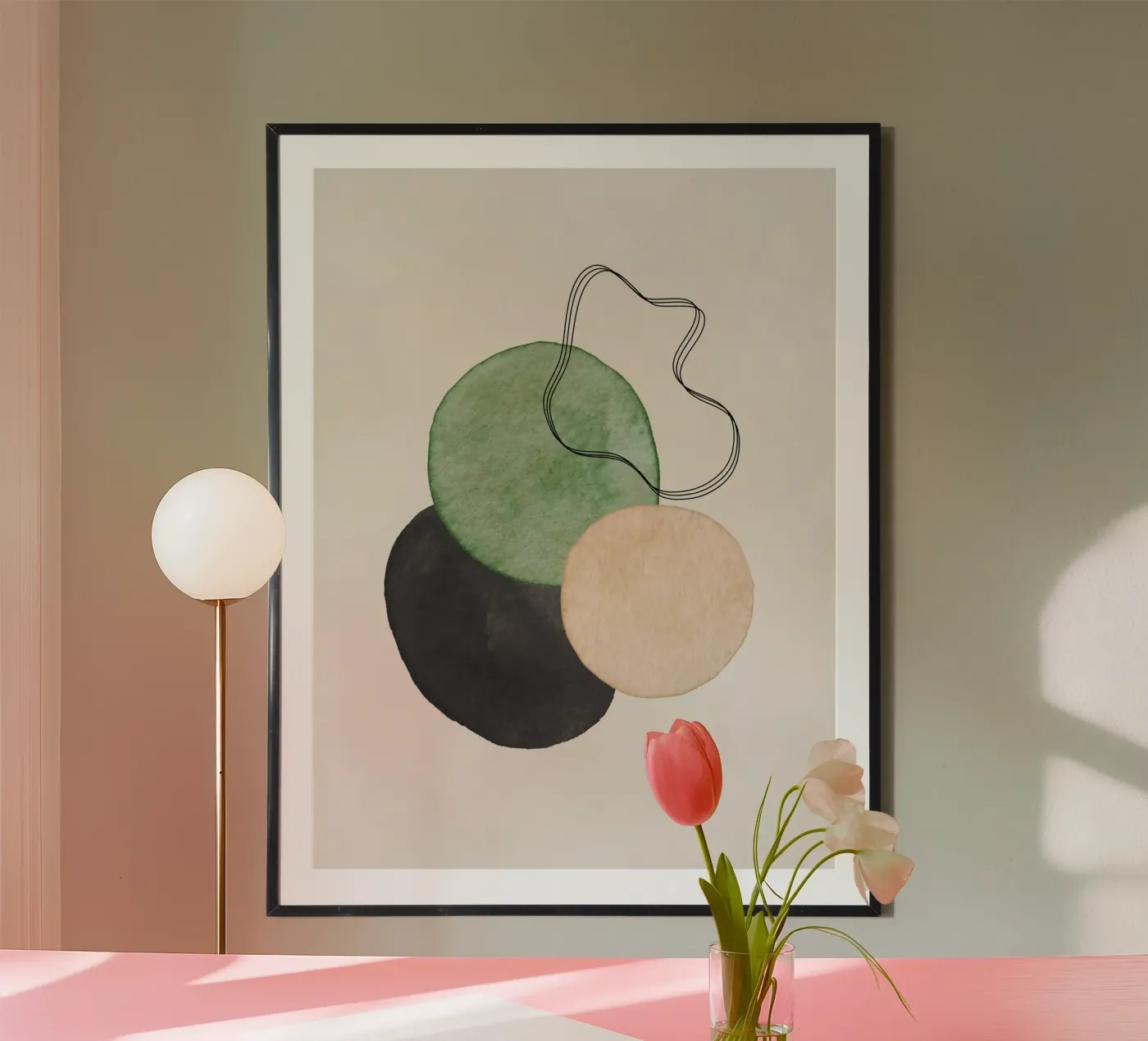 Verde Celeste 03 poster da WijdevenPrints