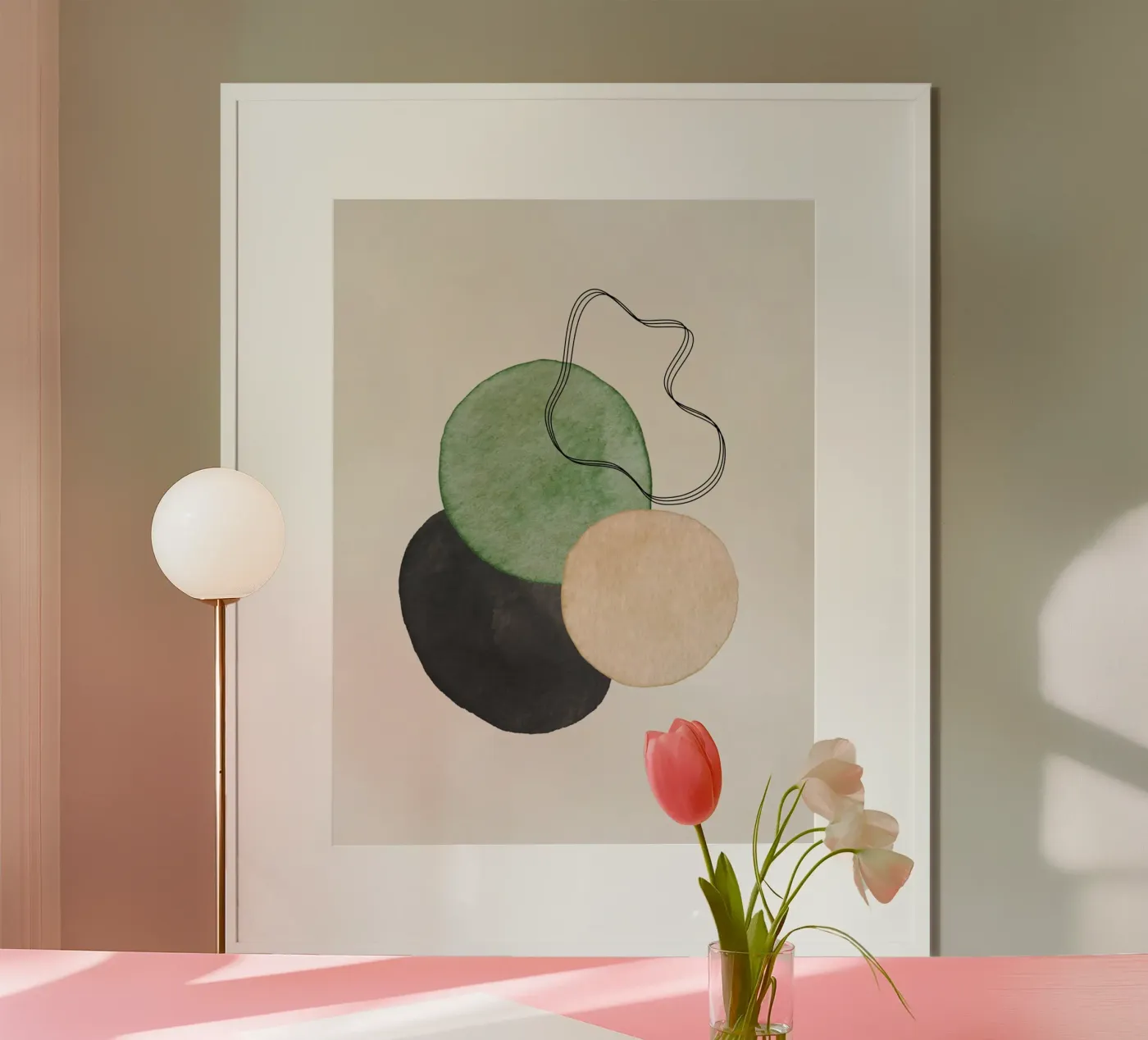 Verde Celeste 03 poster da WijdevenPrints