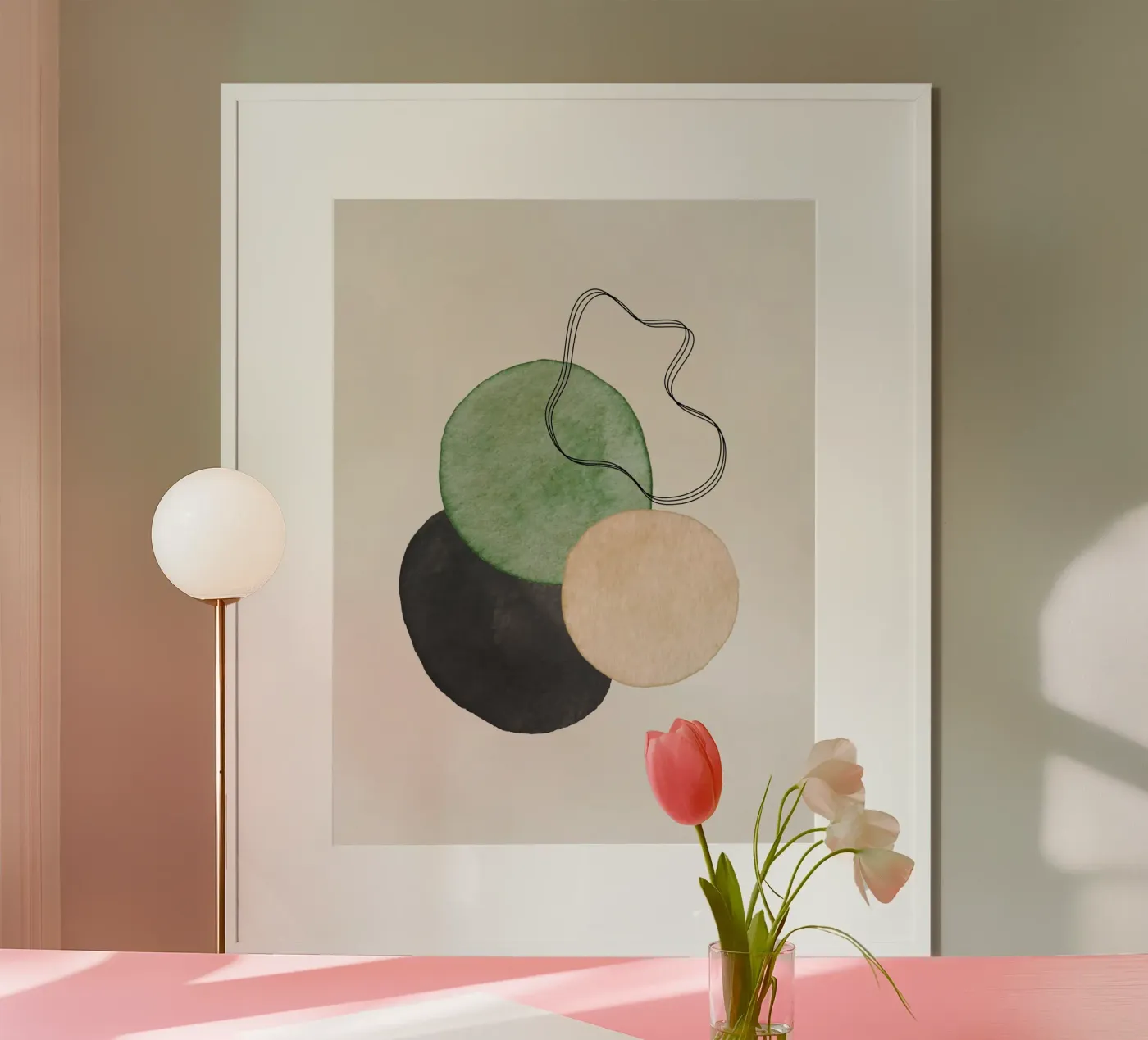 Verde Celeste 03 poster da WijdevenPrints