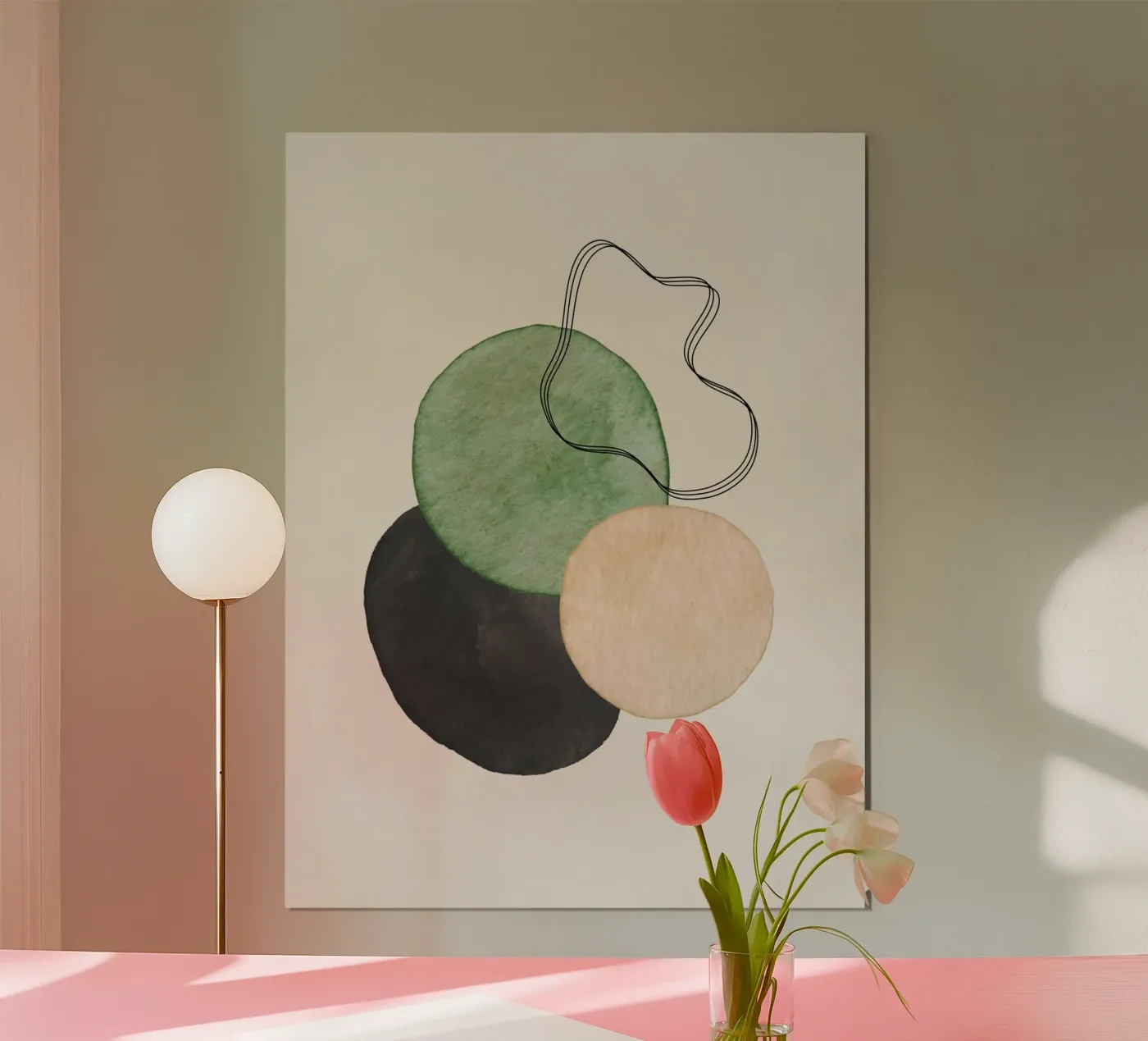 Verde Celeste 03 poster da WijdevenPrints