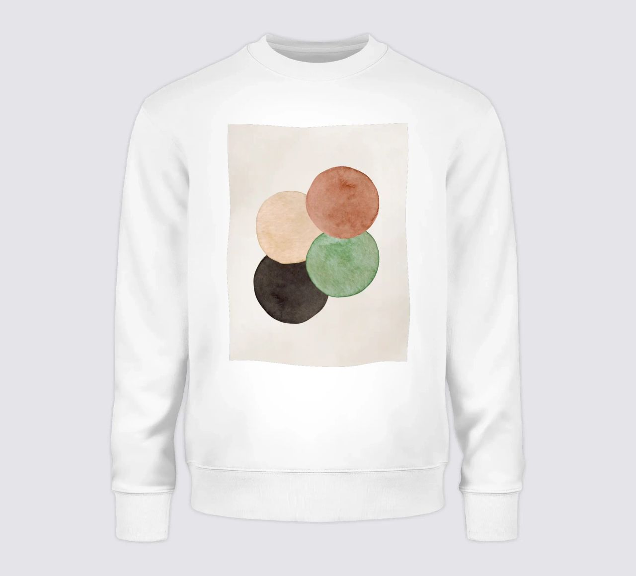 Verde Celeste 04 felpa da WijdevenPrints