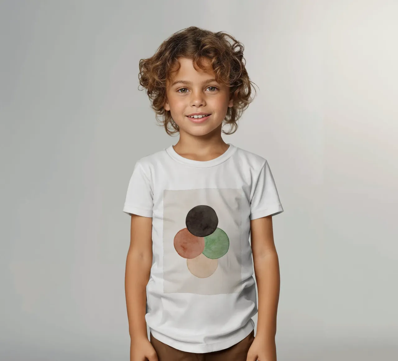 Celestial Green 05 kids t-shirt by WijdevenPrints