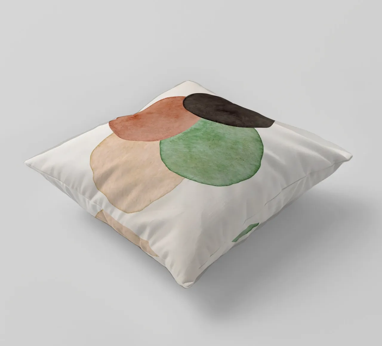 Verde Celeste 05 cuscino da WijdevenPrints