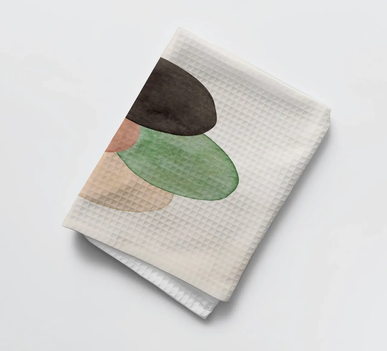 Vert céleste 05 torchon de WijdevenPrints
