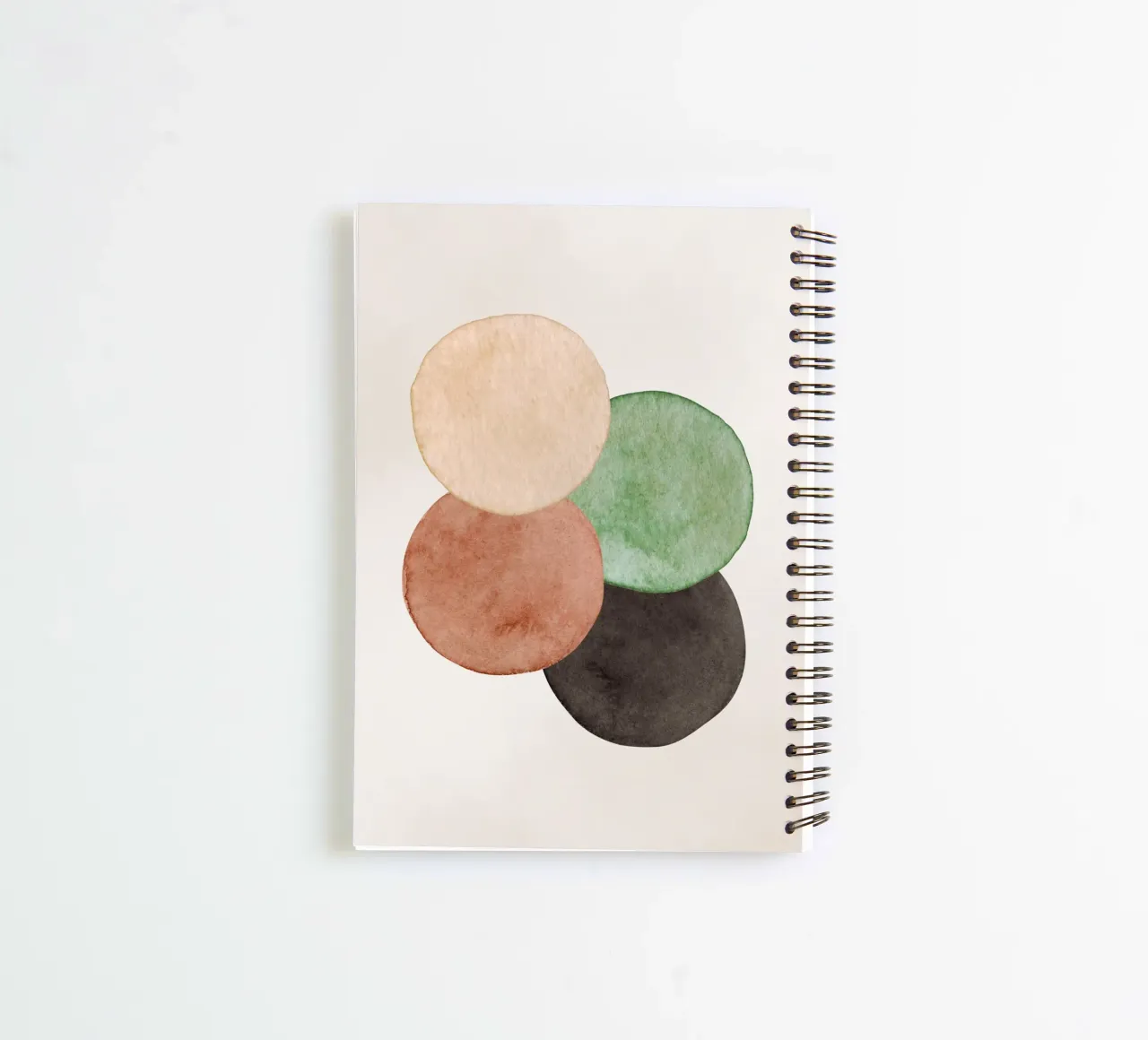 Celestial Green 06 spiral notebook by WijdevenPrints