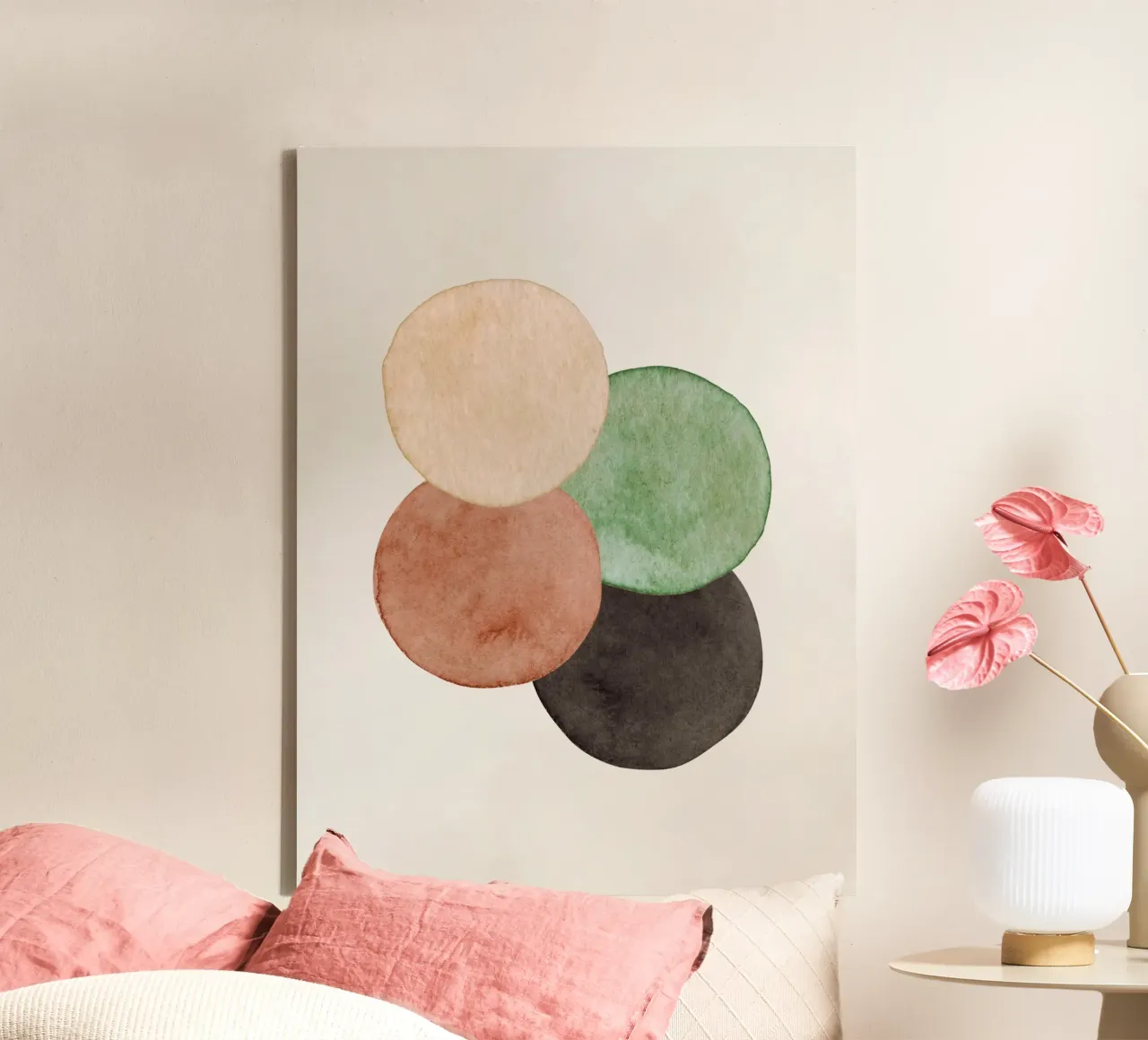 Celestial Green 06 canvas by WijdevenPrints