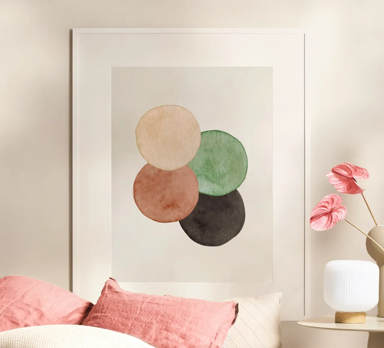 Himmlisches Grün 06 Hahnemühle von WijdevenPrints