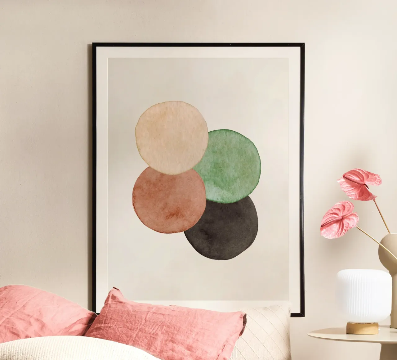 Himmlisches Grün 06 Hahnemühle von WijdevenPrints