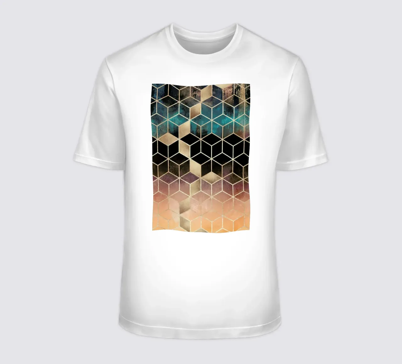 Ombre Dream Cubes t-shirt da Elisabeth Fredriksson