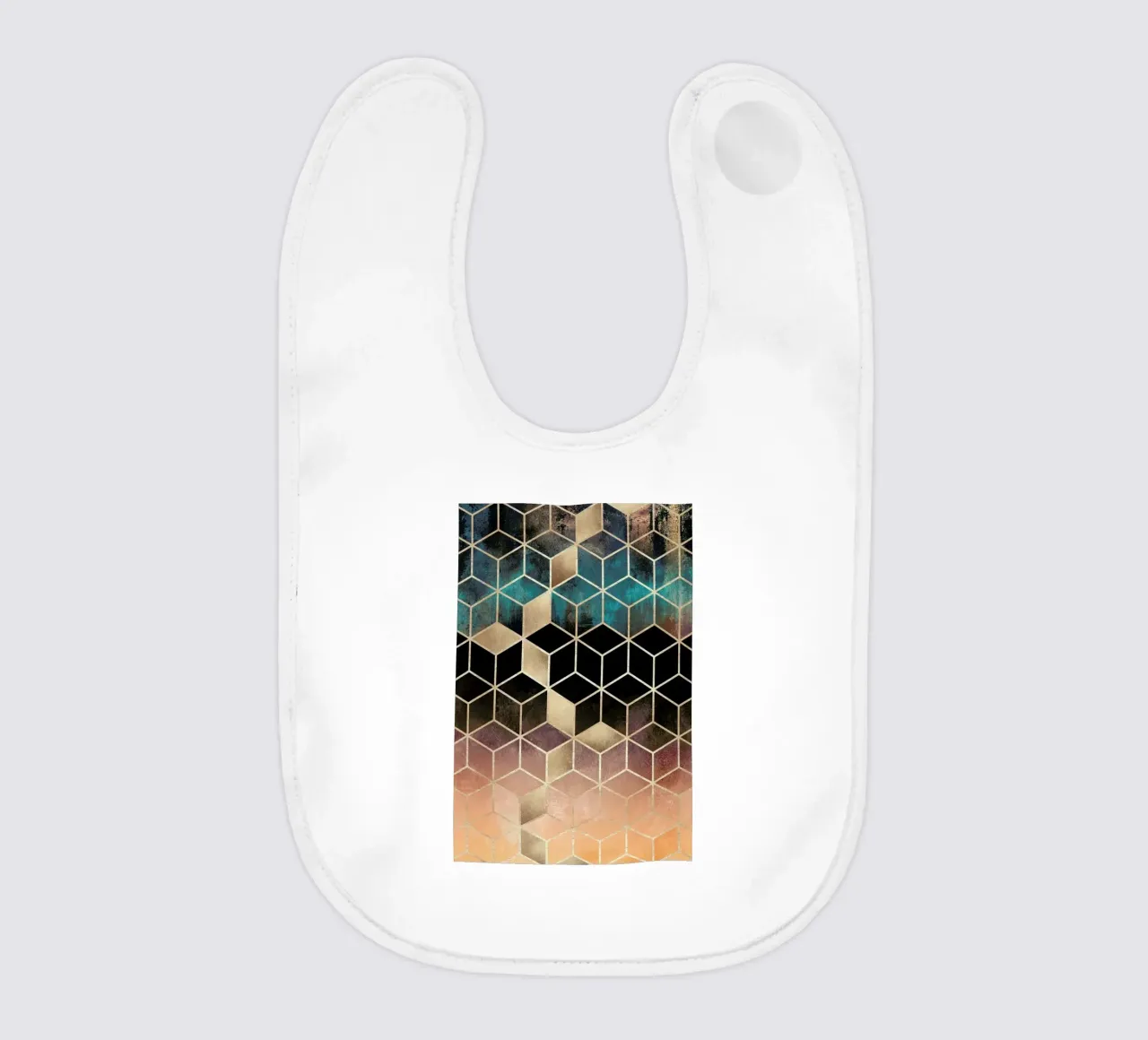 Ombre Dream Cubes bavaglino da Elisabeth Fredriksson
