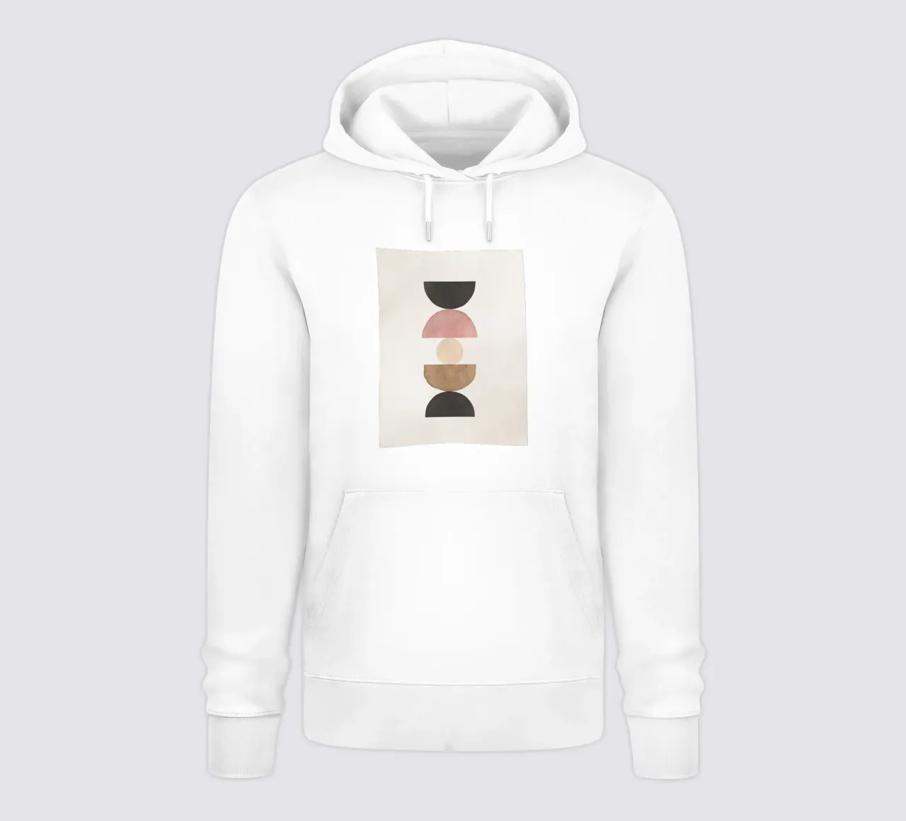Rosa Celeste 01 felpa con cappuccio da WijdevenPrints