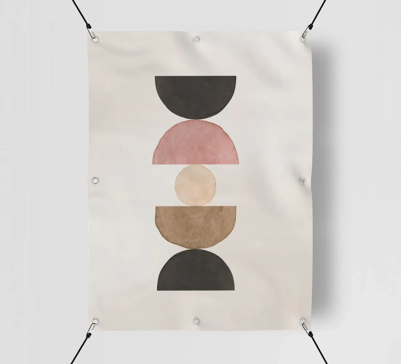 Rosa Celeste 01 telo in pvc da WijdevenPrints