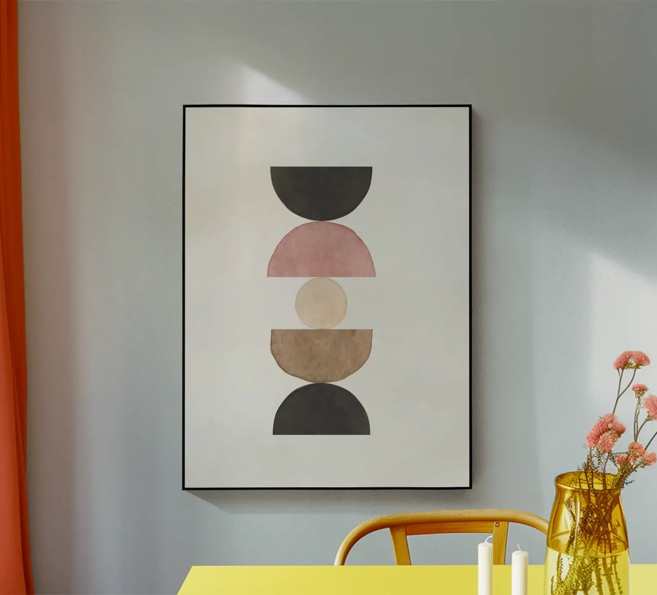 Rosa Celeste 01 plexiglass da WijdevenPrints