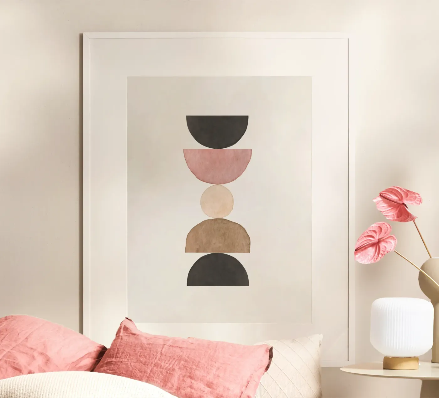 Rosa Celeste 02 poster da WijdevenPrints