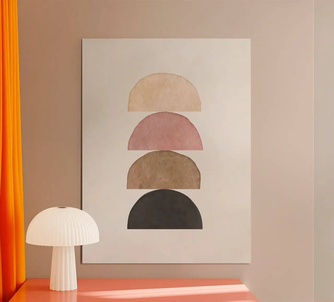 Rosa Celeste 03 poster da WijdevenPrints