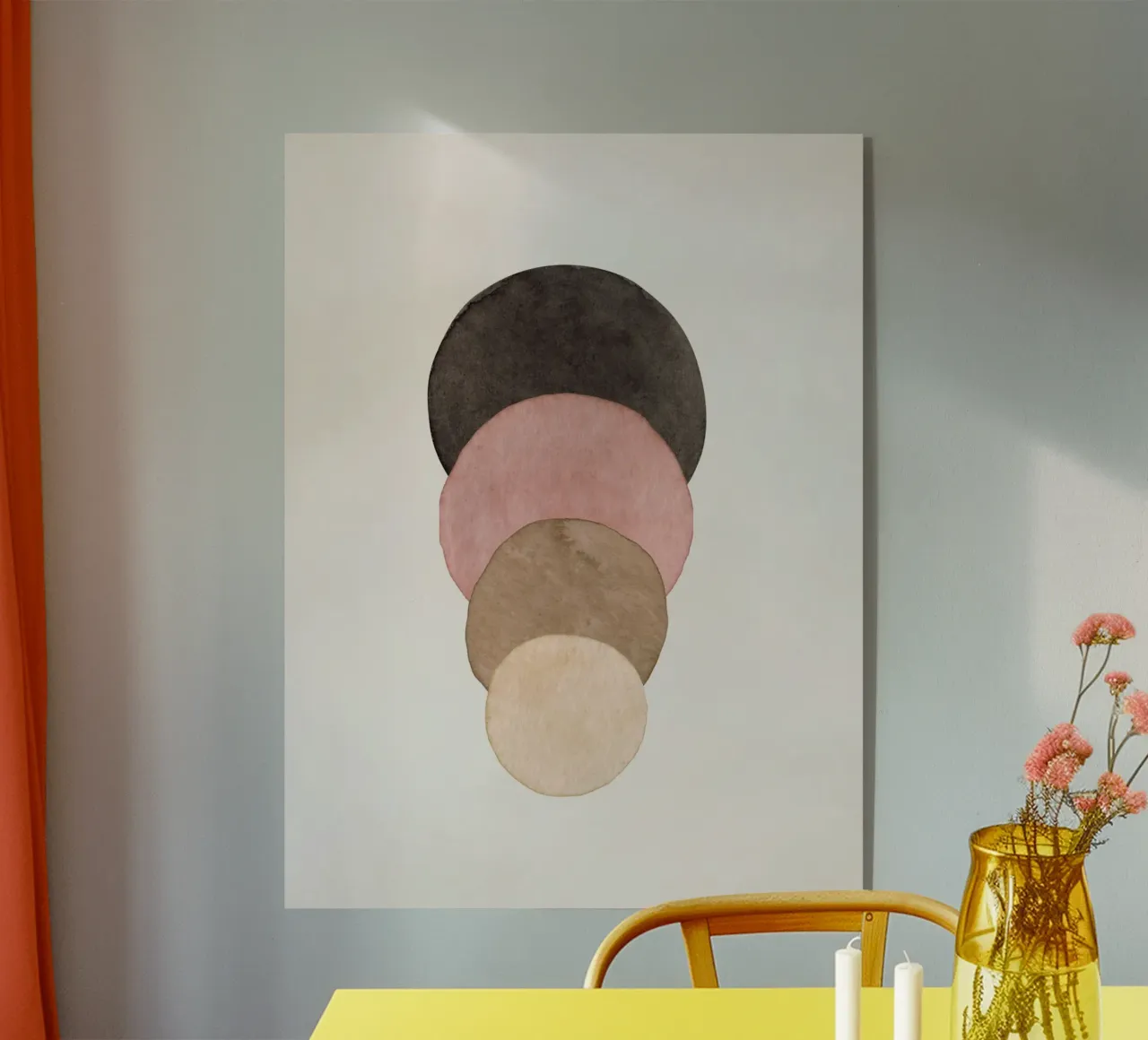 Rosa Celeste 04 plexiglass da WijdevenPrints