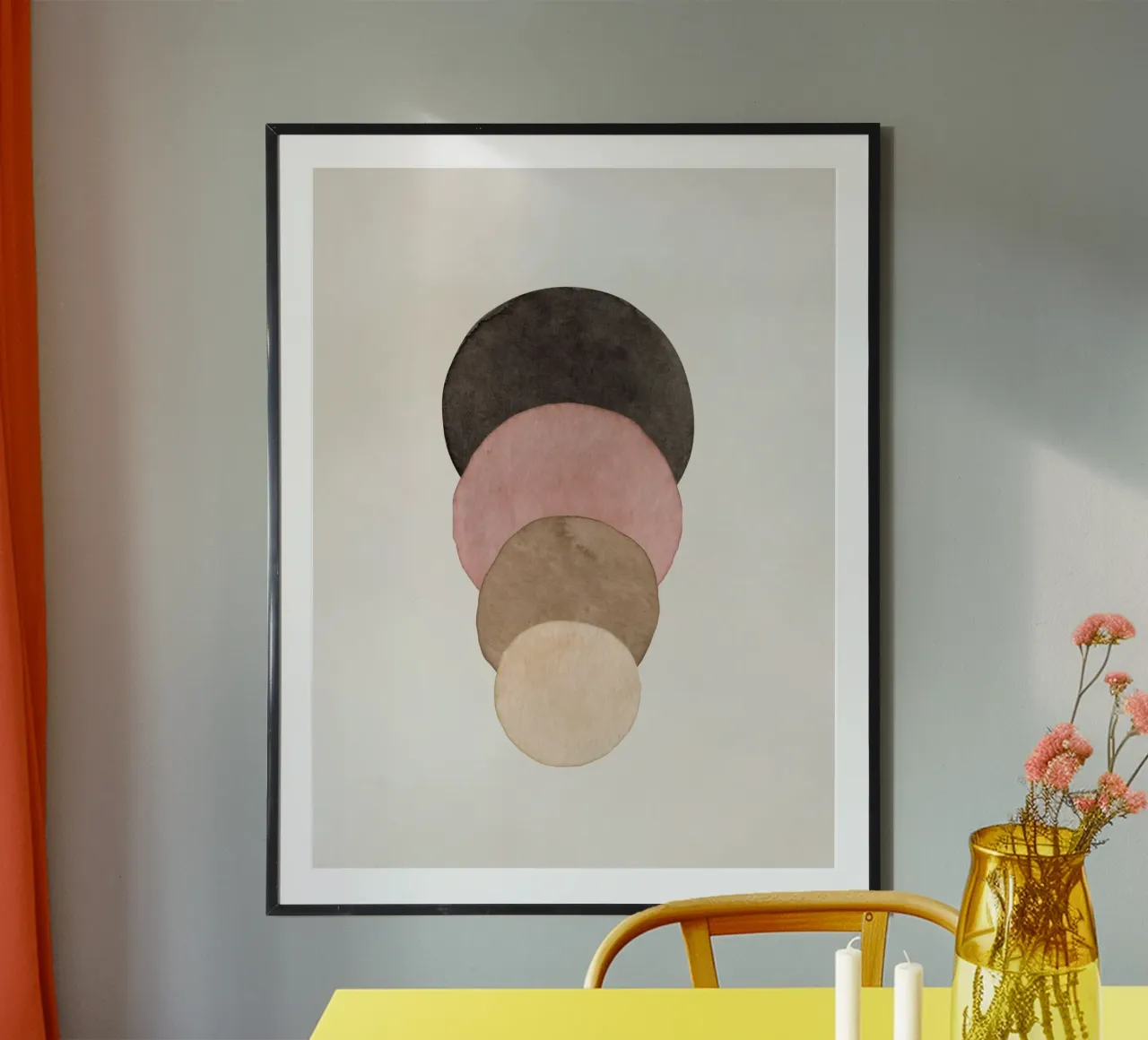 Rose céleste 04 hahnemühle de WijdevenPrints