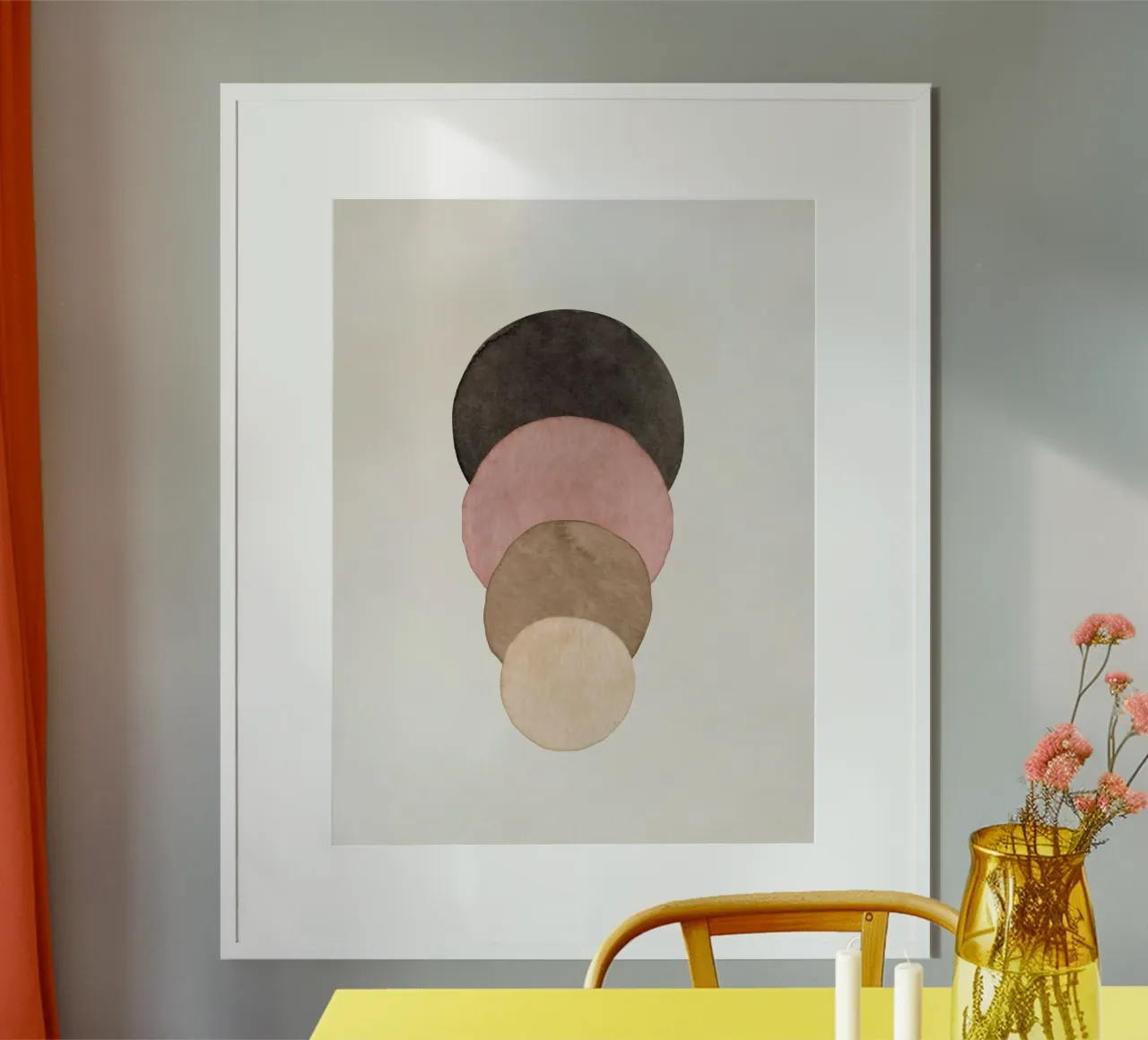 Rose céleste 04 hahnemühle de WijdevenPrints