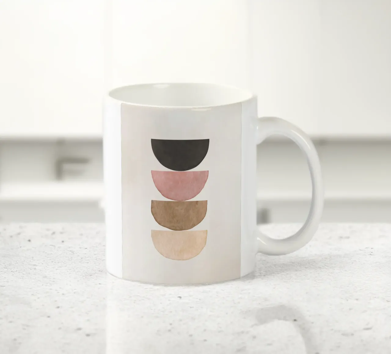 Rosa Celeste 05 tazza in ceramica da WijdevenPrints