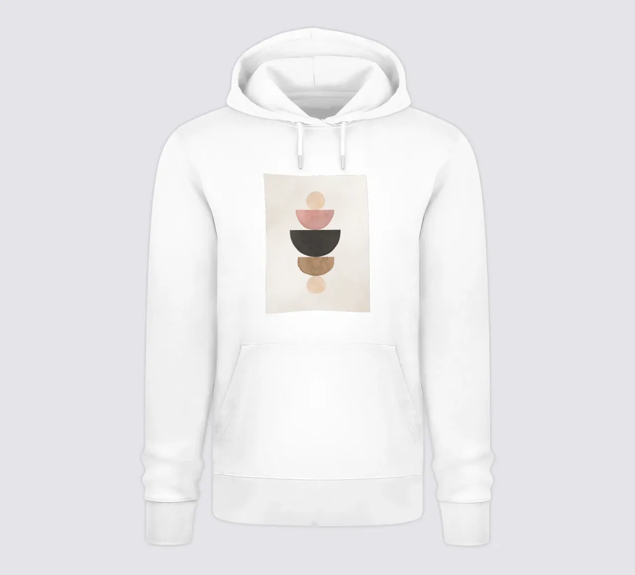Rosa Celeste 06 felpa con cappuccio da WijdevenPrints