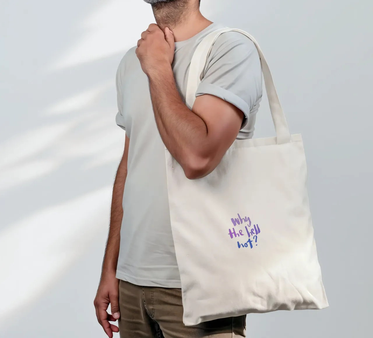 Why not? borsa in juta da Brushmeetspaper