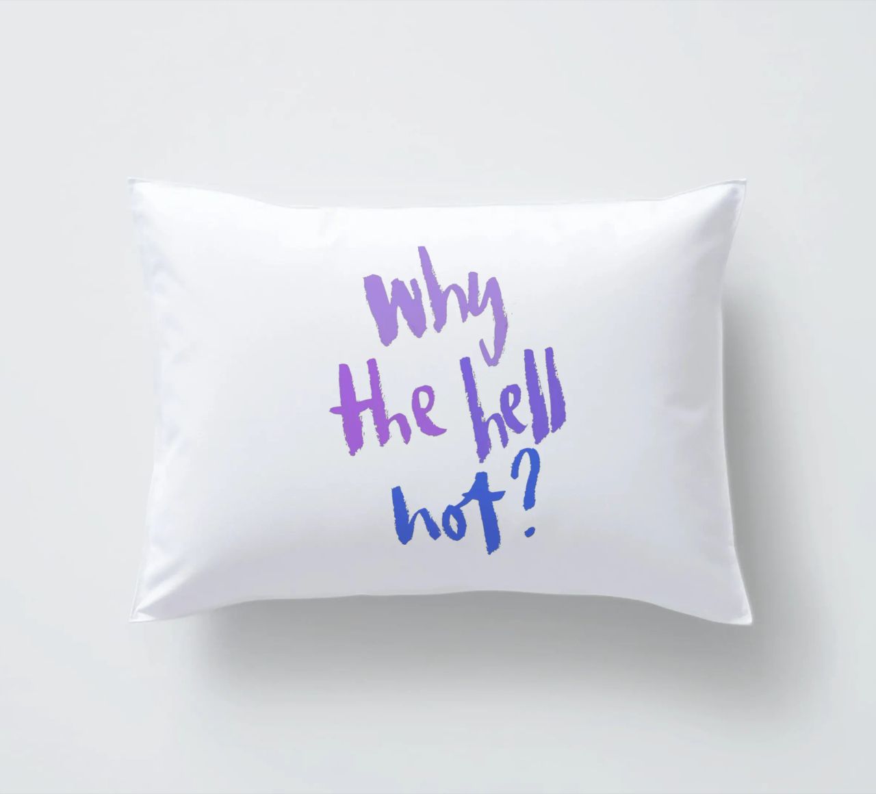 Why not? cuscino da Brushmeetspaper