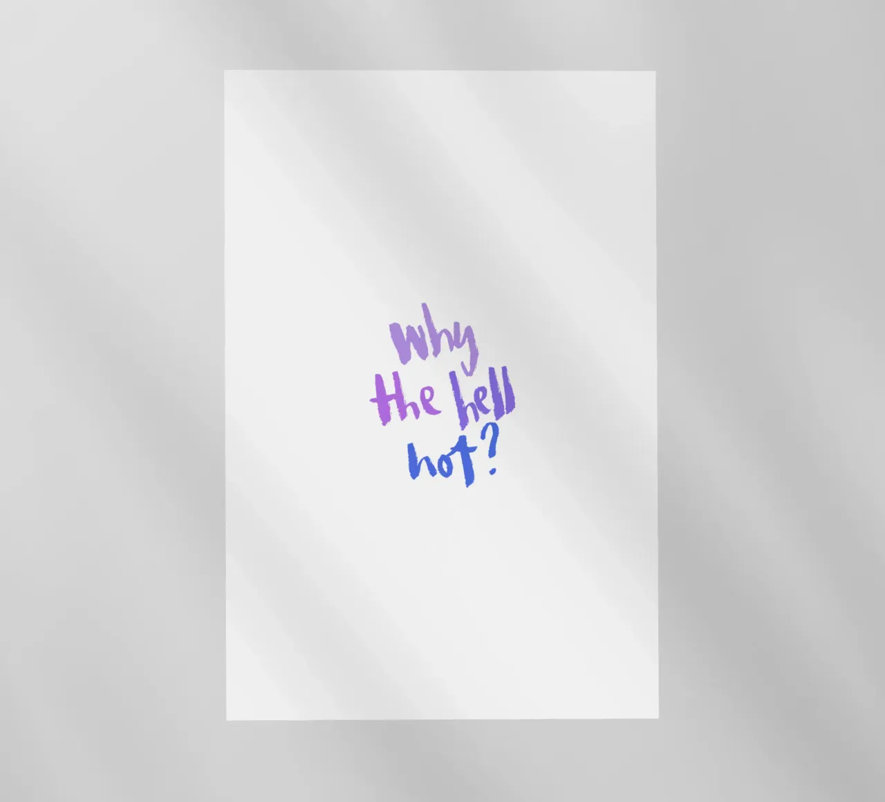 Why not? pellicola backlit da Brushmeetspaper