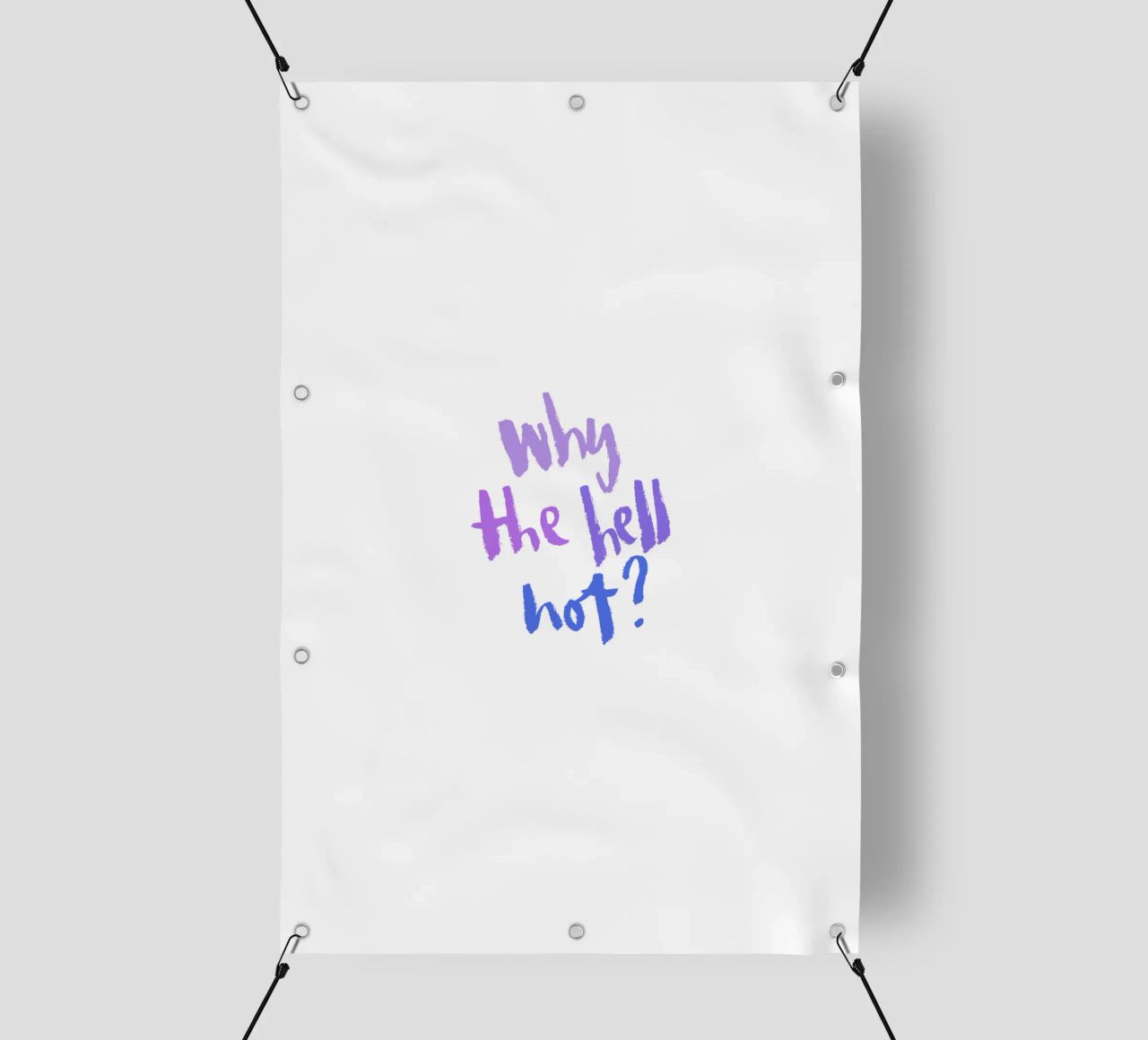 Why not? telo in pvc da Brushmeetspaper