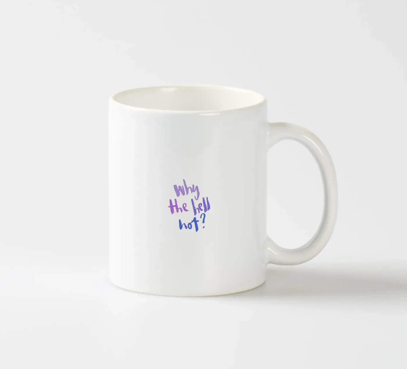 Why not? ceramic mug by Brushmeetspaper