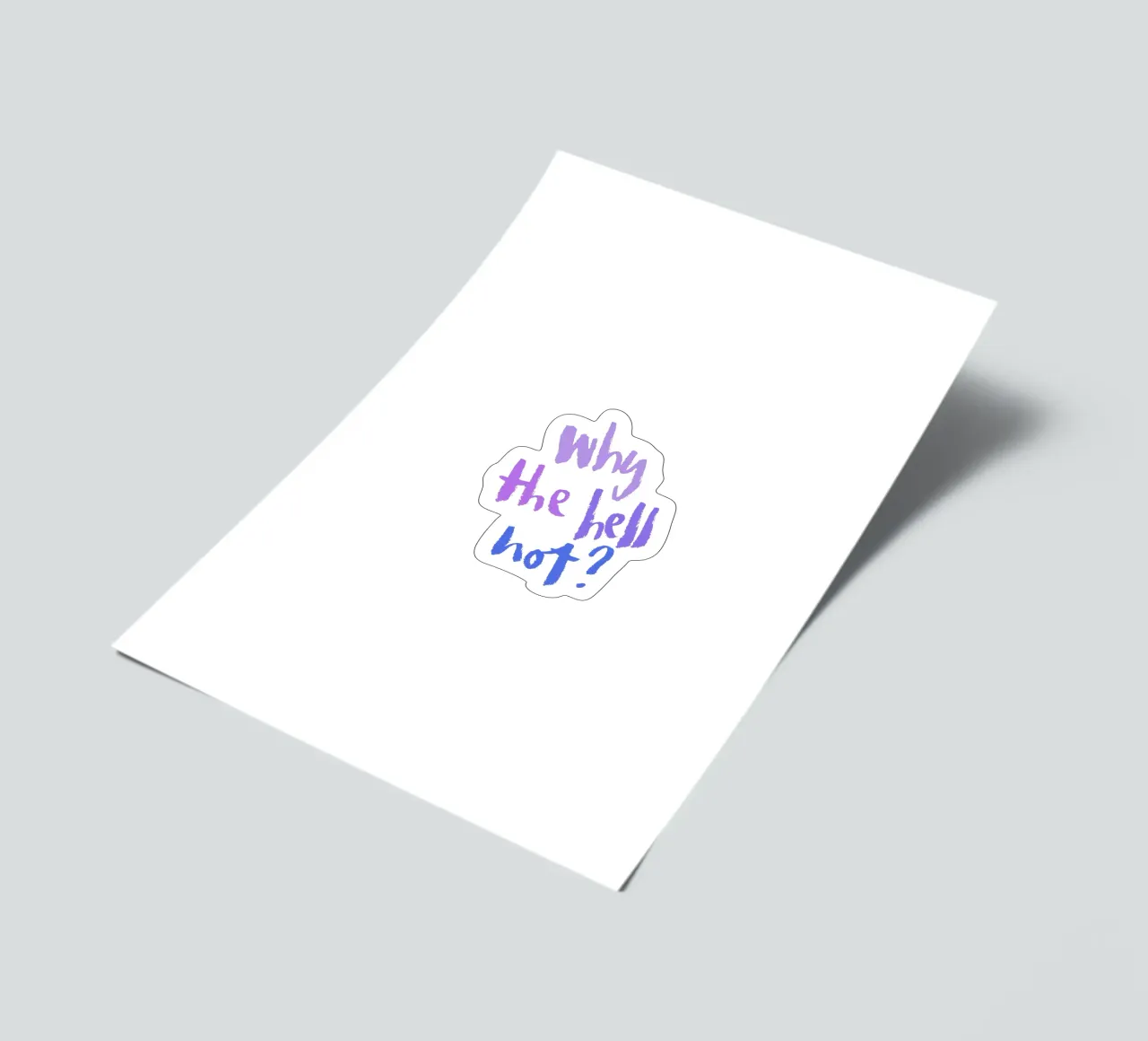 Why not? sticker sheet by Brushmeetspaper