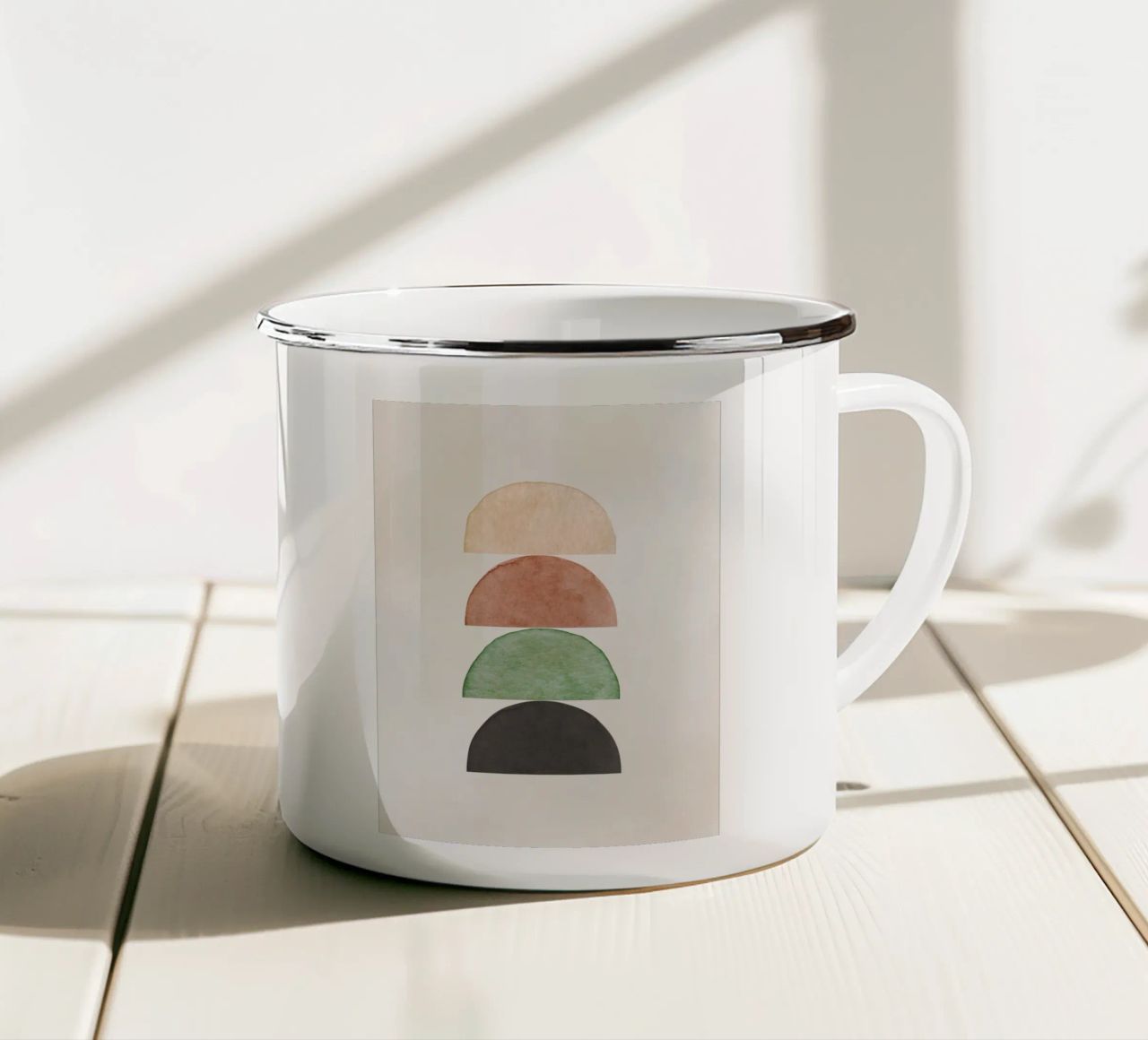 Celestial Terra 04 tazza in smalto da WijdevenPrints